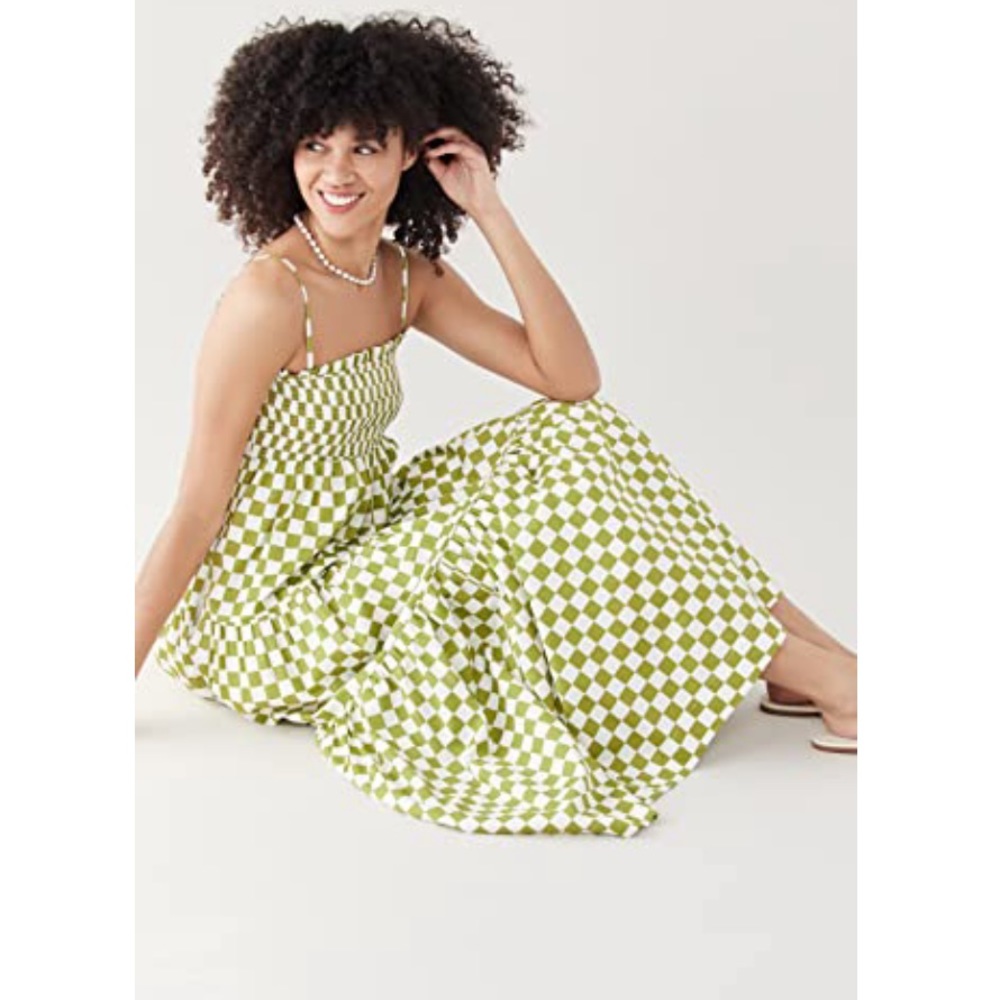 NWT En Saison smocked midi dress - Picture 4 of 9